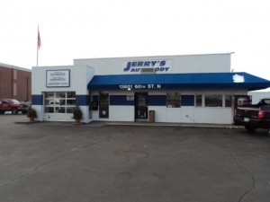 Auto body repair work